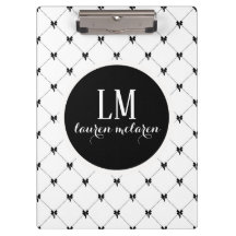 Wit & Zwart Boog Monogram