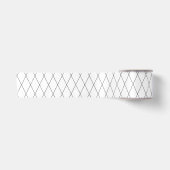 Wit & Zwart Diamant Cadeauverpakking Satijnen Lint (Voorkant)