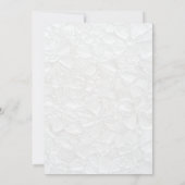 Wit & Zwart Eenvoudig Elegant Save The Date (Achterkant)