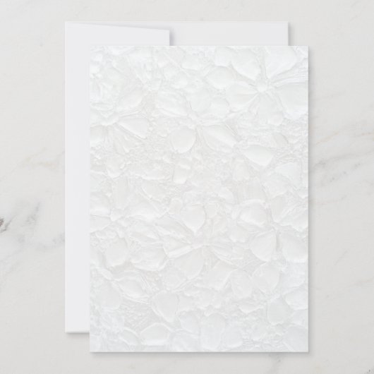 Wit & Zwart Eenvoudig Elegant Save The Date (Achterkant)