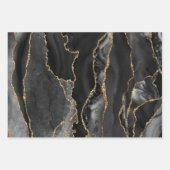 wit zwart en ivoorgeit inpakpapier vel (Voorkant 2)