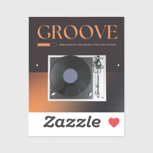 WIT ZWART EN ORANJE OP MAAT GESNEDEN VINYL STICKER (Vel)