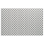 Wit Zwart Fleur-de-lis Textiel Stof (Yard (91,4 cm))