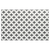 Wit Zwart Fleur-de-lis Textiel Stof (Fat Quarter)