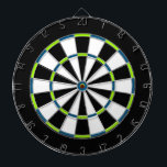 Wit, Zwart, Geel en Blauw Metaalkooi Dartboard Dartbord<br><div class="desc">Een wit, zwart, geel en blauw metalen kooi dartbord met zwart door de nummers zal uren plezier te geven aan uw man grot. Dit kan voor iedereen in de familie zijn om te gebruiken. Kleuren van rood, bruin, blauw, goud en meer zijn in een reeks majestueuze kleuren.</div>