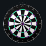 Wit, Zwart, Groen en Blauw Metaalkooi Dartboard Dartbord<br><div class="desc">White,  Black,  Green,  en Blue Metal Cage Dartboard met zwart door de nummers zal uren plezier te geven aan uw man grot. Dit kan voor iedereen in de familie zijn om te gebruiken. Kleuren van rood,  bruin,  blauw,  goud en meer zijn in een reeks majestueuze kleuren.</div>