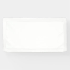 Wit Zwart Klassiek Minimalistisch Evenement Welkom Spandoek