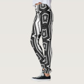 Wit zwart klassiek "Ratti_Creative_Arts" Leggin L Leggings (Links)