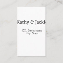 Wit zwart koppel naam adres stad staat eenvoudig