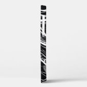 Wit Zwart Marmer: Abstract Case-Mate iPhone Case (Achterkant / Links)
