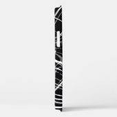Wit Zwart Marmer: Abstract Case-Mate iPhone Case (Achterkant / Rechts)