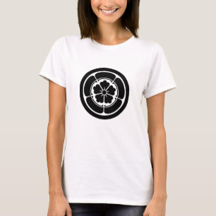 Wit Zwart Oda Japan Mon Vector Kunst T-shirt