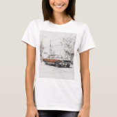 Wit zwart ontwerp t-shirt (Voorkant)