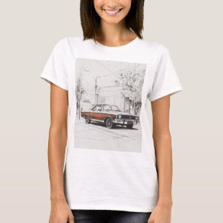 Wit zwart ontwerp t-shirt