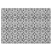 Wit-zwart openwerk geometrisch patroon tafelkleed (Voorkant (Horizontaal))