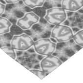 Wit-zwart openwerk geometrisch patroon tafelkleed (Gekanteld)