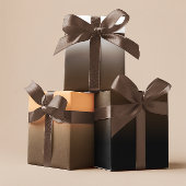 Wit Zwart Oranje en Bruine Ombre Mix Inpakpapier Vel