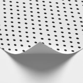 Wit | Zwart pootpapier Cadeaupapier (Hoek)