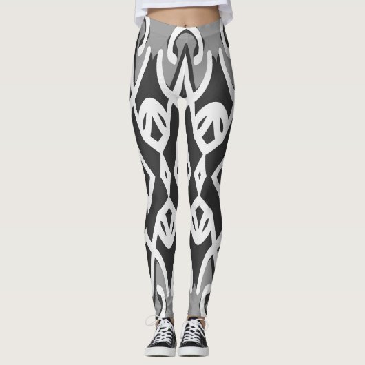 Wit & Zwart "Ratti_Creative_Arts" Leggings (Voorkant)