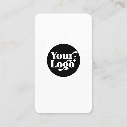 Wit Zwart Verbind Met Ons QR Code 5 Social Media Visitekaartje (Achterkant)