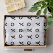 Wit & Zwart X O XO X&O's Trendy Cute Tissuepapier (Geschenk)