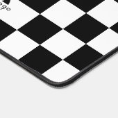 Wit & zwart Zakelijk logo Bedrijfsmerk Checkers Bureaumat (Hoek)