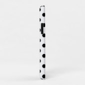 Wit & Zwarte Stippen Stip Case-Mate iPhone Case (Achterkant/rechts)