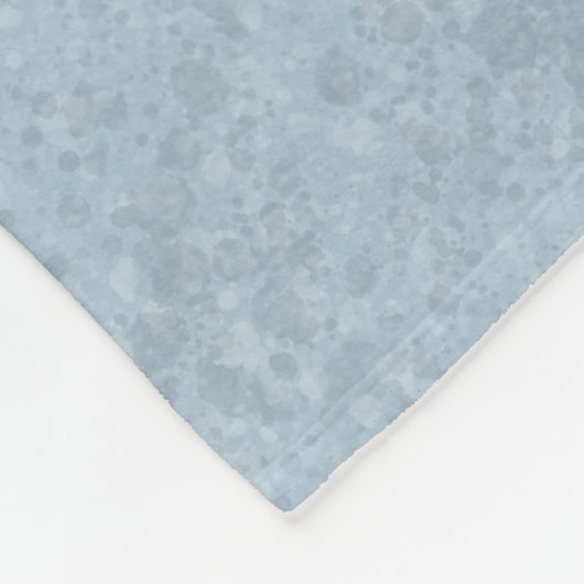 Wit Zwitsers Herder Wit GSD Cartoon Hond Blauw Fleece Deken (Hoek)