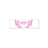 Witachtergrond vectorvleugels  zelfinktende stempel (Design)