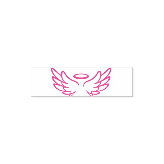 Witachtergrond vectorvleugels  zelfinktende stempel (Design)