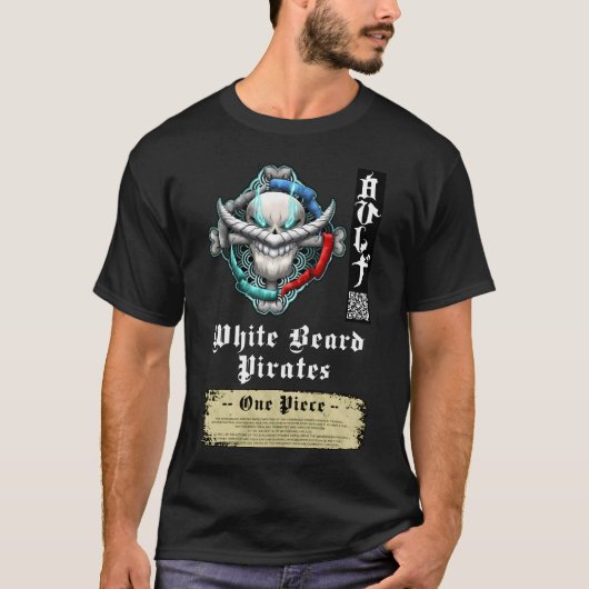 Witbaard Piraten T-Shirt (Voorkant)