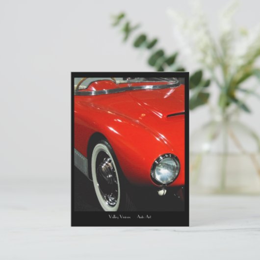 Witbandenband Briefkaart (Staand voorkant)