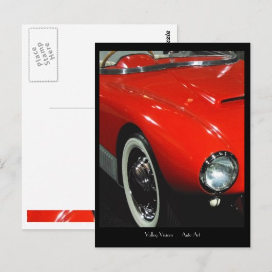 Witbandenband Briefkaart (Voorkant / Achterkant)