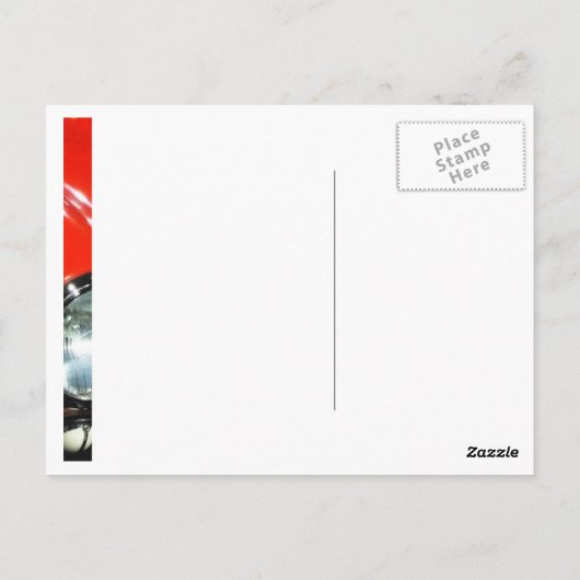 Witbandenband Briefkaart (Achterkant)