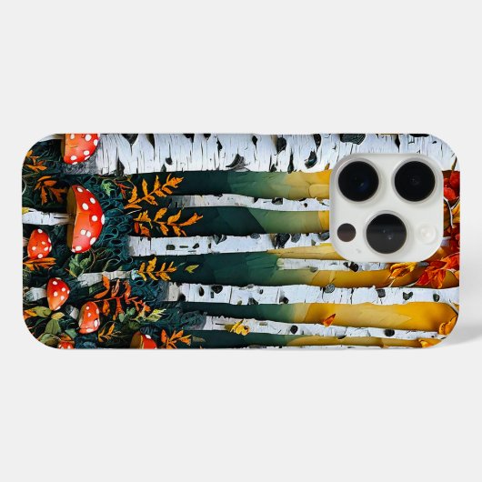 Witberkenbos Case-Mate iPhone Case (Achterkant (horizontaal))