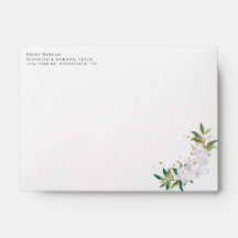 Witbloembruiloft Envelope
