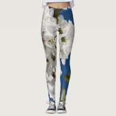 Witbloesachtige vertakking leggings (Voorkant)
