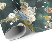 Witblokpatroon met witte kerst cadeaupapier (Rol Hoek)