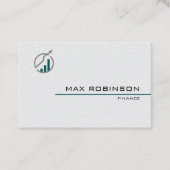 witboek ontwerp minimalistisch Visitekaartje (Voorkant)