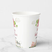 Witboek over het boerderij House Animals Barnyard  Papieren Bekers (Rechts)