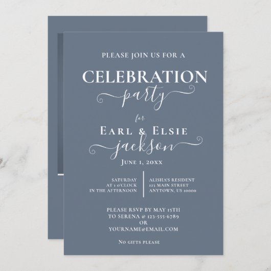 WITBOEK SCROLL EEN JAAR BRUILOFT JUBILEUM KAART (Voorkant / Achterkant)