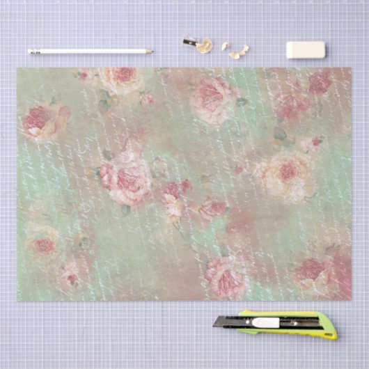 witboek Shabby Chic Decoupage Tissue Tissuepapier (Craft)