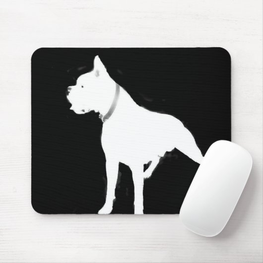 Witboksmousepad Muismat (Met muis)