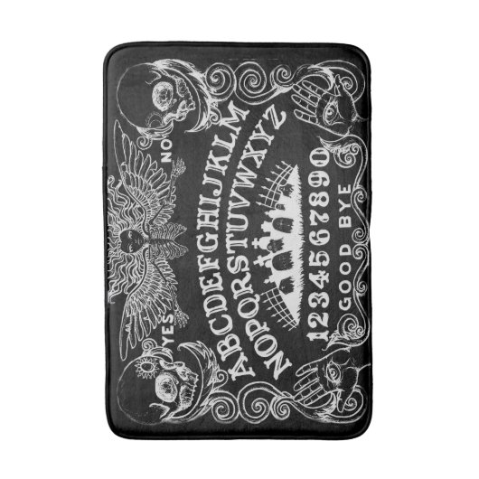 Witbord Black Bath Mat (Voorkant Verticaal)