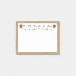 Witbord Leraren Aangepaste notitiepad Post-it® Notes