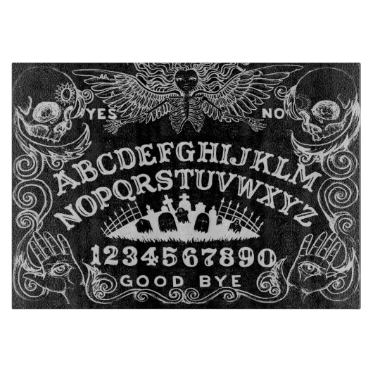 Witbord zwart snijplank (Voorkant)