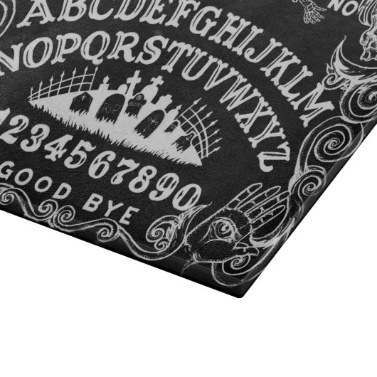 Witbord zwart snijplank (Hoek)