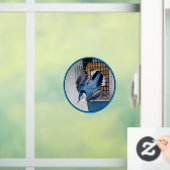 Witborstboomklever in Sneeuw Raamsticker (Huis)
