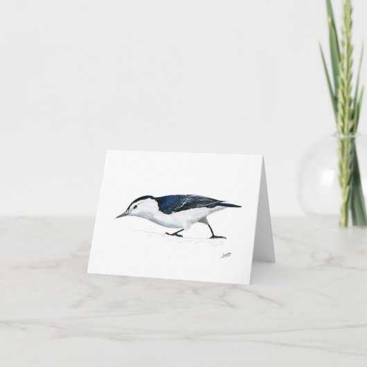 Witborstboomklever Notitiekaartje (Voorkant)