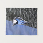 Witborstboomklever Schilderij Originele Vogel Kuns Wandkleed (Voorkant (horizontaal))